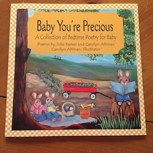 Baby You're Precious to książka z wierszami na dobranoc dla dziecka, książka z wierszami na prezent na baby shower, zbiór wierszy