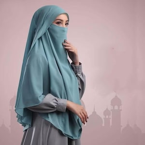 Khimar Niqab Zweilagig