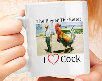 Rolig, otrevlig vit mugg 340 ml, roliga muggar, rolig present, kaffemugg, muggpresent, present till henne, present till flickvän, julklapp, födelsedagspresent