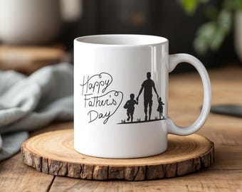 Glad fars dag-kaffemugg i keramik: Omtänksam pappapresent