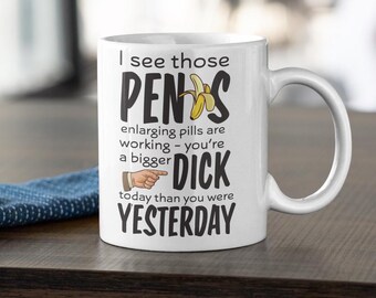 Rolig, otrevlig kaffemugg, nyhetskopp, roliga muggar, rolig present, kaffemugg, muggpresent, present till kaffeälskare, julklapp, födelsedagspresent, till honom