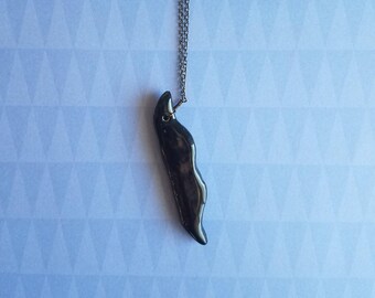 Black Mustache Necklace