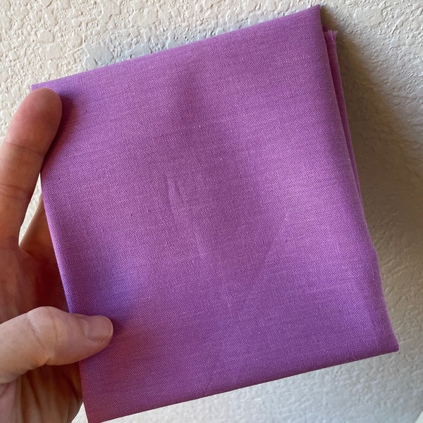 Yarn Dyed Lilac Organic Cotton Fat Quarters