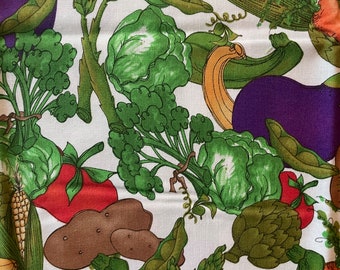 Vintage Vegetables 1/2 Yard Quilting Cotton