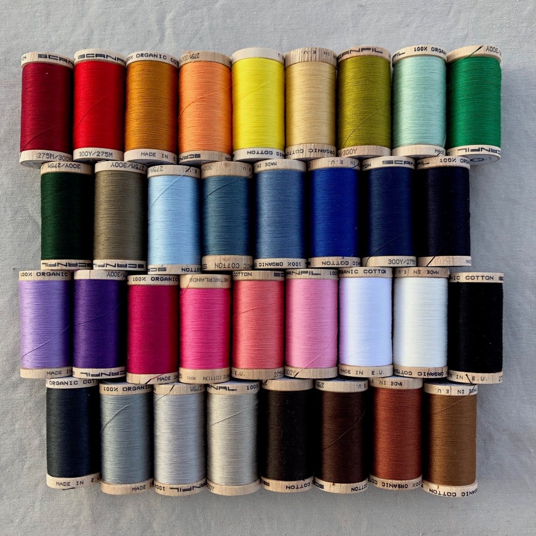 Scanfil Organic Cotton Sewing Thread Etsy
