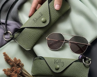 Personalized Glasses Storage Bag, Portable Soft Glasses Case, Solid Color Glasses Bag, Travel Sunglasses Bag, Gift for Her/Him