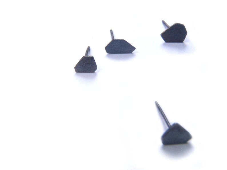 Tiny geometric minimal unisex earrings studs set!