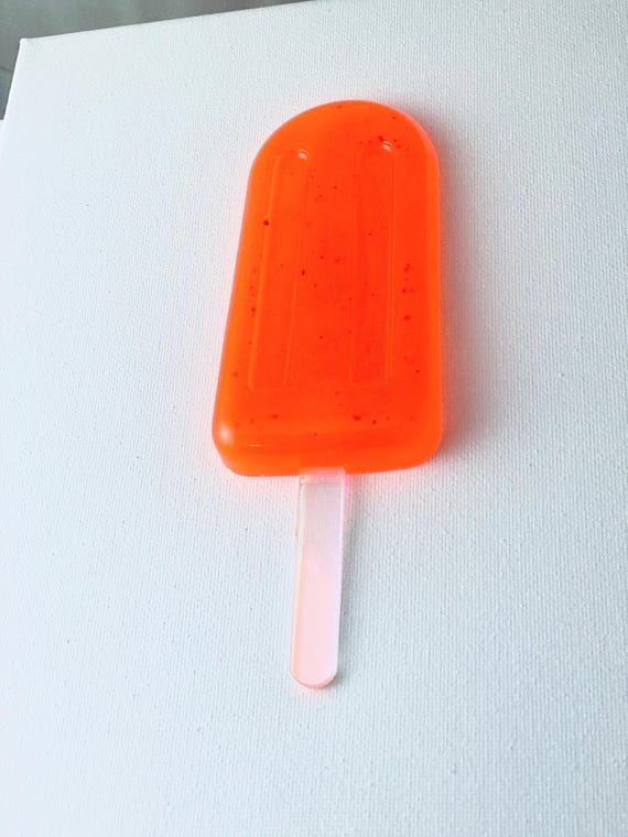 Unmelt No. 07 – 8x10 Resin Popsicle Wall Sculpture, Contemporary Minimal Art, Modern Color Statement