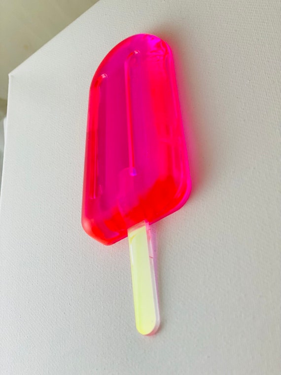 Sweet Treat Resin Popsicle Art, Colorful Ice Cream Wall Decor, Candy Sculpture, Etsy Original Surreal Art