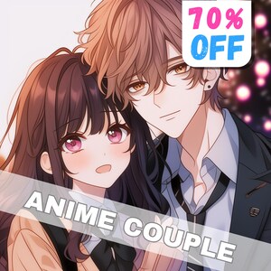 CUSTOM ANIME COUPLE | Couple Anime Commission, Original Anime Couple, Anime Art, Couple Anime Art, Anime, Custom Anime, Original Character