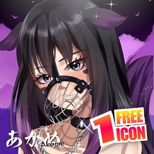 Custom Anime VTuber PFP | Eye-Catching Streamer Profile Icon | Cute & Expressive Avatar for Content Creators image 8