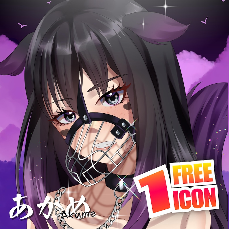 Custom Anime VTuber PFP | Eye-Catching Streamer Profile Icon | Cute & Expressive Avatar for Content Creators image 8