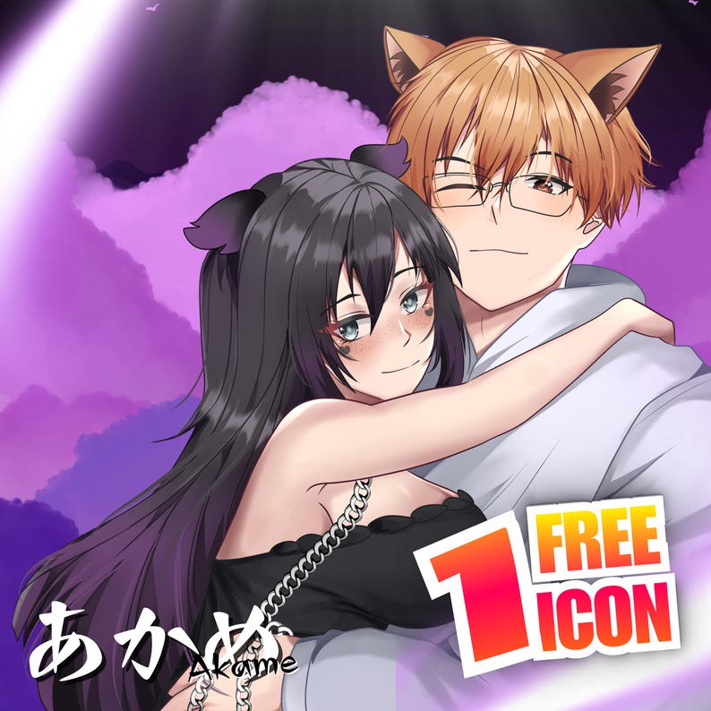 Custom Anime VTuber PFP | Eye-Catching Streamer Profile Icon | Cute & Expressive Avatar for Content Creators image 6
