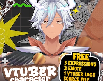 Modelo VTuber personalizado (Comisión Live2D) / Arte Anime / Recursos VTuber / Modelo VTuber / PNGTuber / Vtuber Masculino y Femenino / Comisión de Modelo VTuber