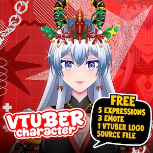 CUSTOM VTUBER MODEL Live2D | Anime VTuber Avatar Commission | PNGTuber Character for Twitch Streamer