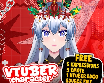 Modelo VTuber personalizado (Comisión Live2D) / Arte Anime / Recursos VTuber / Modelo VTuber / PNGTuber / Vtuber Masculino y Femenino / Comisión de Modelo VTuber