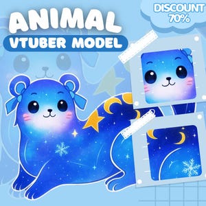 Custom Pet VTuber Model | Vtuber Pet Avatar, Cute animal VTuber, Pet VTuber, Rigged Pet VTuber, vtuber pet commission