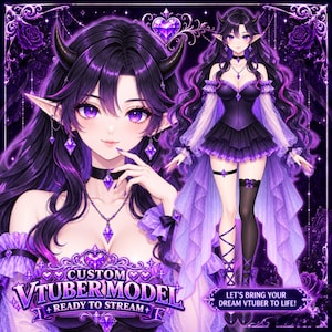 Custom Fullbody VTuber Model, Live2D Rigging & VTube Studio