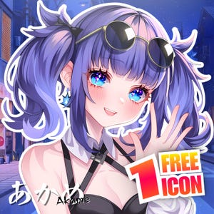 Custom Anime VTuber PFP | Eye-Catching Streamer Profile Icon | Cute & Expressive Avatar for Content Creators image 14