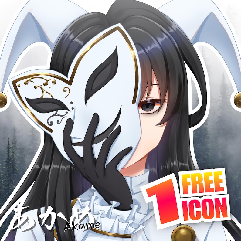 Custom Anime VTuber PFP | Eye-Catching Streamer Profile Icon | Cute & Expressive Avatar for Content Creators image 5