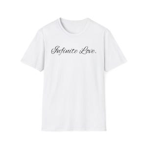 Infinite Love Unisex Softstyle T-Shirt - Perfect for Gifts, Valentine&#39;s Day, Anniversaries, Casual Wear, and Self-Love Celebrations