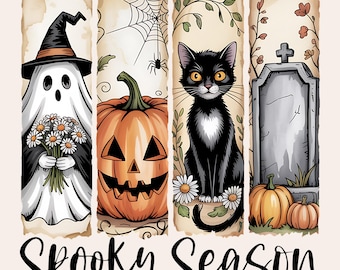 Spooky Season PNG, Vintage Halloween Ghost PNG, Brushstroke Halloween Shirt PNG, Witchy Vibes Png