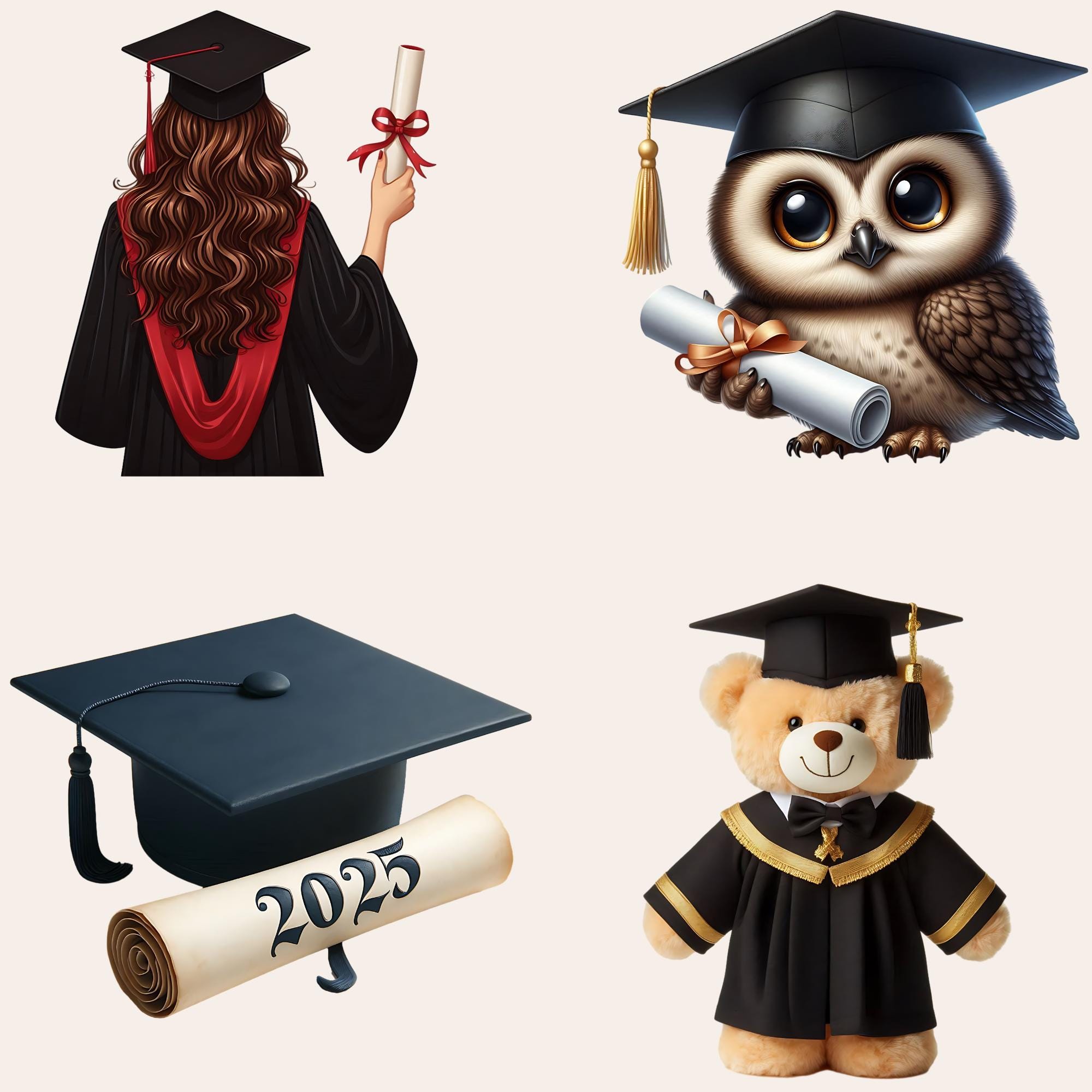 Graduation Iv 27 Graduation PNG Bundle, Graduation Clipart Bundle, Graduation Hat ...