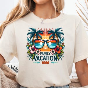Family Vacation 2026 PNG, Family Beach Trip PNG, Summer Vacation Shirt PNG, Summer 2026 png image 2