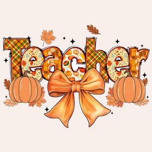 Lehrer Herbst Kokette PNG, Preppy Lehrer Herbst PNG, Herbst Lehrer PNG, Lehrer Wertschätzung Png, Herbst Png