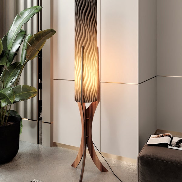 Rustic Floor Lamp - Etsy