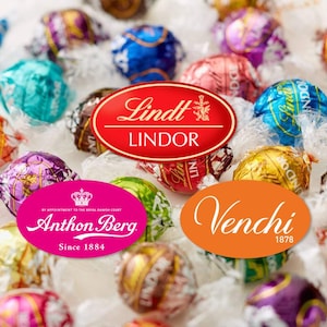 Tartufi al cioccolato Lindt "Scegli e mescola", palline di cioccolato al latte Lindt, regali di cioccolato Lindt, festa della mamma, Pasqua, compleanno, matrimonio, addio al nubilato