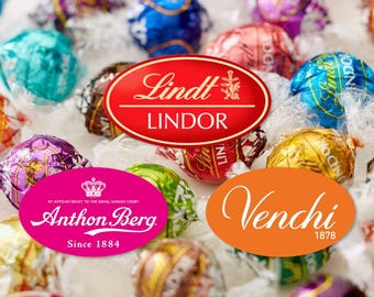 Trufas de chocolate Lindt para elegir y mezclar, bolitas de chocolate con leche Lindt, regalos de chocolate Lindt, Día de la Madre, Pascua, cumpleaños, bodas, despedidas de soltera