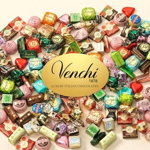 Chocolates Pick and Mix, chocolates italianos de luxo Venchi, sacola de chocolate para presente de Natal, aniversário, chá de bebê, despedida de solteira, lembrancinhas de casamento