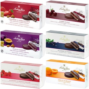 Boîte de chocolats Anthon Berg en massepain, cadeau de Noël au chocolat, coffret cadeau de chocolat de luxe, anniversaire, baby shower, EVJF, cadeaux de mariage