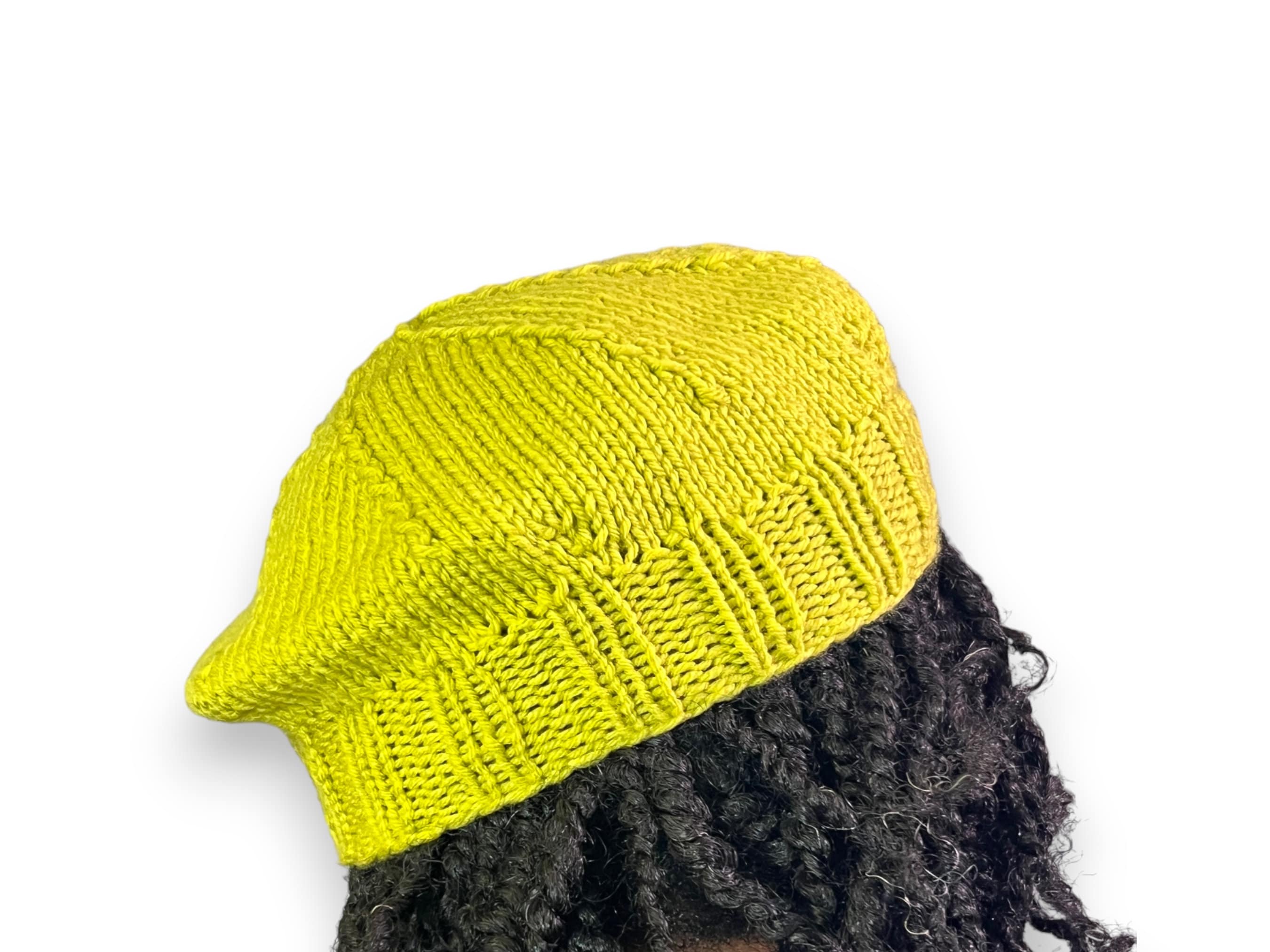Lime Green Beret - Etsy display picture 1