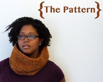 KNITTING PATTERN - Delightful Cowl - Easy Knitting Pattern