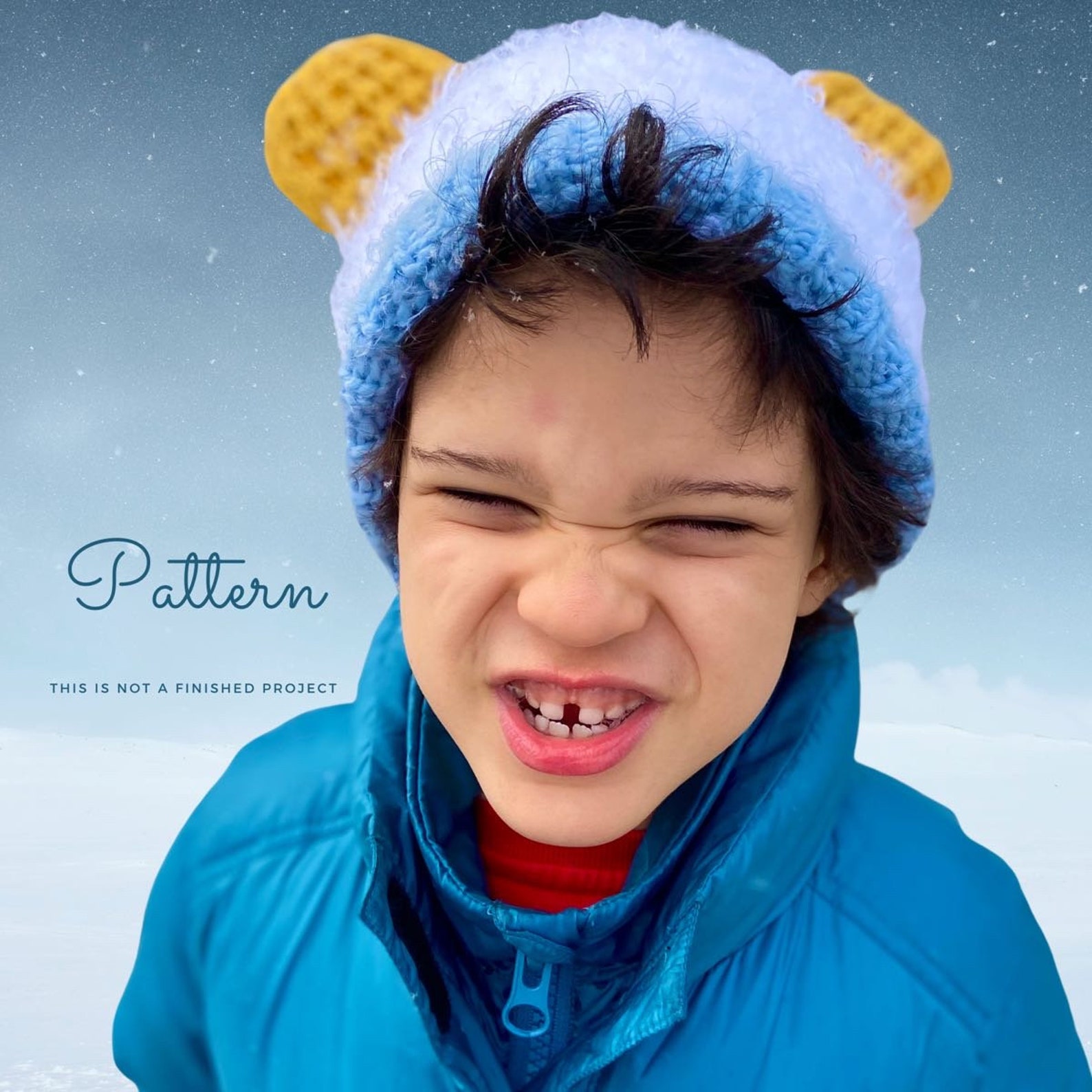 Waffles and Mochi Hat KNITTING PATTERN Yetti Cosplay Hat Etsy