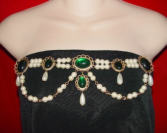 U PICK Colors Renaissance Bodice Jewels, Medieval Bodice Jewels, Medieval Jewelry, Renaissance Necklace, Tudor Jewels, Brooch