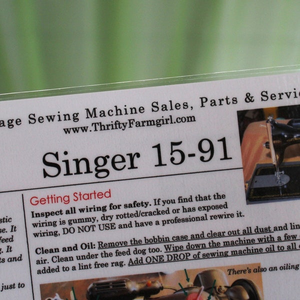 Singer 15 Sewing Machine Parts - Etsy
