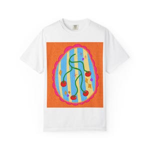 Vibrant Graphic T-Shirt for Art Lovers, Unisex Casual Tee, Colorful Summer Fashion, Unique Gift, Playful Style