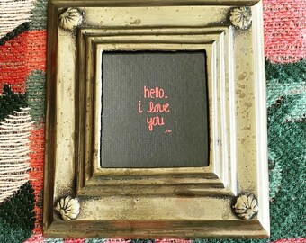 Hello I Love You Etsy Hello I Love You Etsy