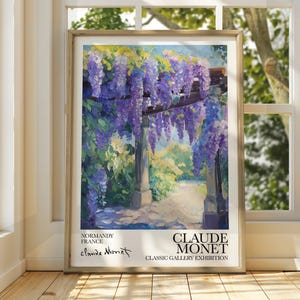 Claude Monet Poster - Monet Watercolour Art Print - Monet Print - Vintage French Home Decor - Famous Art - Impressionism Art - Gallery Art