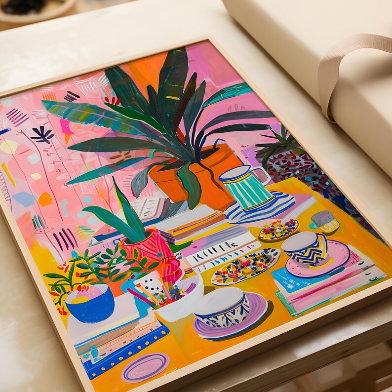 Matisse Kitchen Henri Matisse Exhibition Poster: Colorful Kitchen Art Print - Etsy
