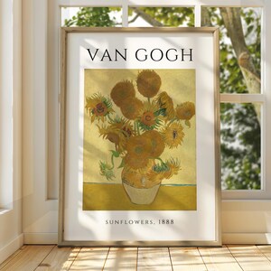 Vincent Van Gogh - Van Gogh Vase Rosen Kunst - Berühmter Kunstdruck - Van Gogh Druck - Sternenklare Nacht - Van Gogh Himmel Kunst - Van Gogh Gemälde