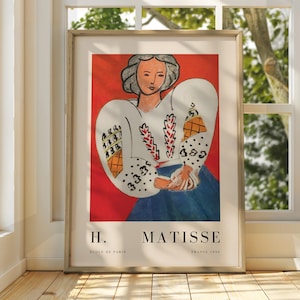 Póster de Henri Matisse - Póster de exposición - Impresión de galería - Impresión artística del cuerpo de la mujer - Arte de Matisse - Póster de Henri Matisse - Arte de la pintura del fauvismo