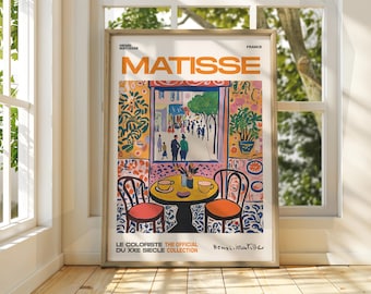 Henri Matisse Coffee Shop Exhibition Poster – Museum Grade Print