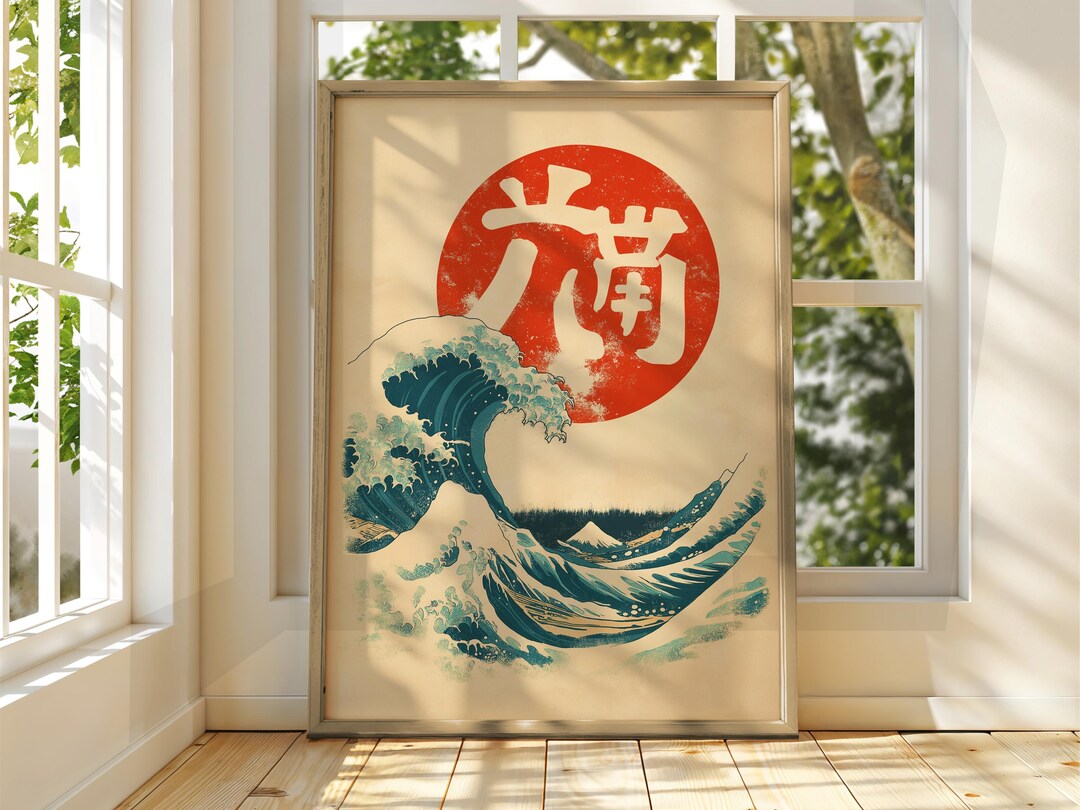 Vintage Japanese Art - Ukiyo-e Poster - Katsushika Hokusai Print ...