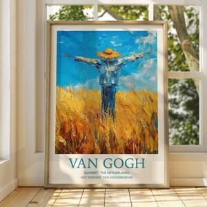 Vincent Van Gogh Kunst - Impressionistische Kunst - Berühmter Kunstdruck - Van Gogh Druck - Sternenklare Nacht - Van Gogh Himmel Kunst - Van Gogh Malerei - Blumen