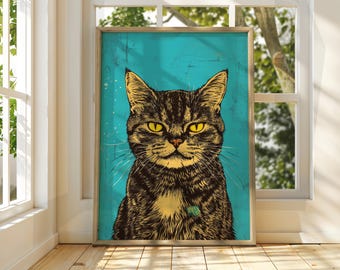 猫の油彩画 可愛い猫 金色フレーム付き 猫 絵画」の人気商品一覧・価格