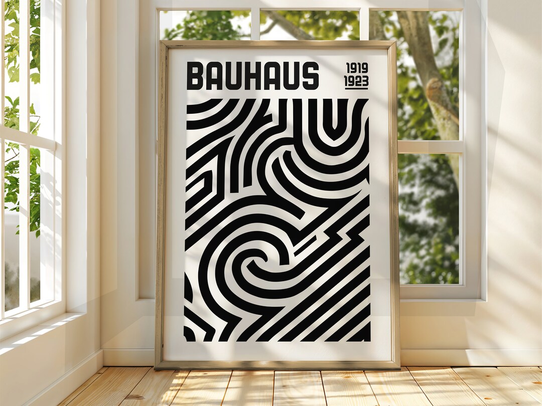 Bauhaus Art Print - Bauhaus Poster - Bauhaus Wall Art - Bauhaus ...